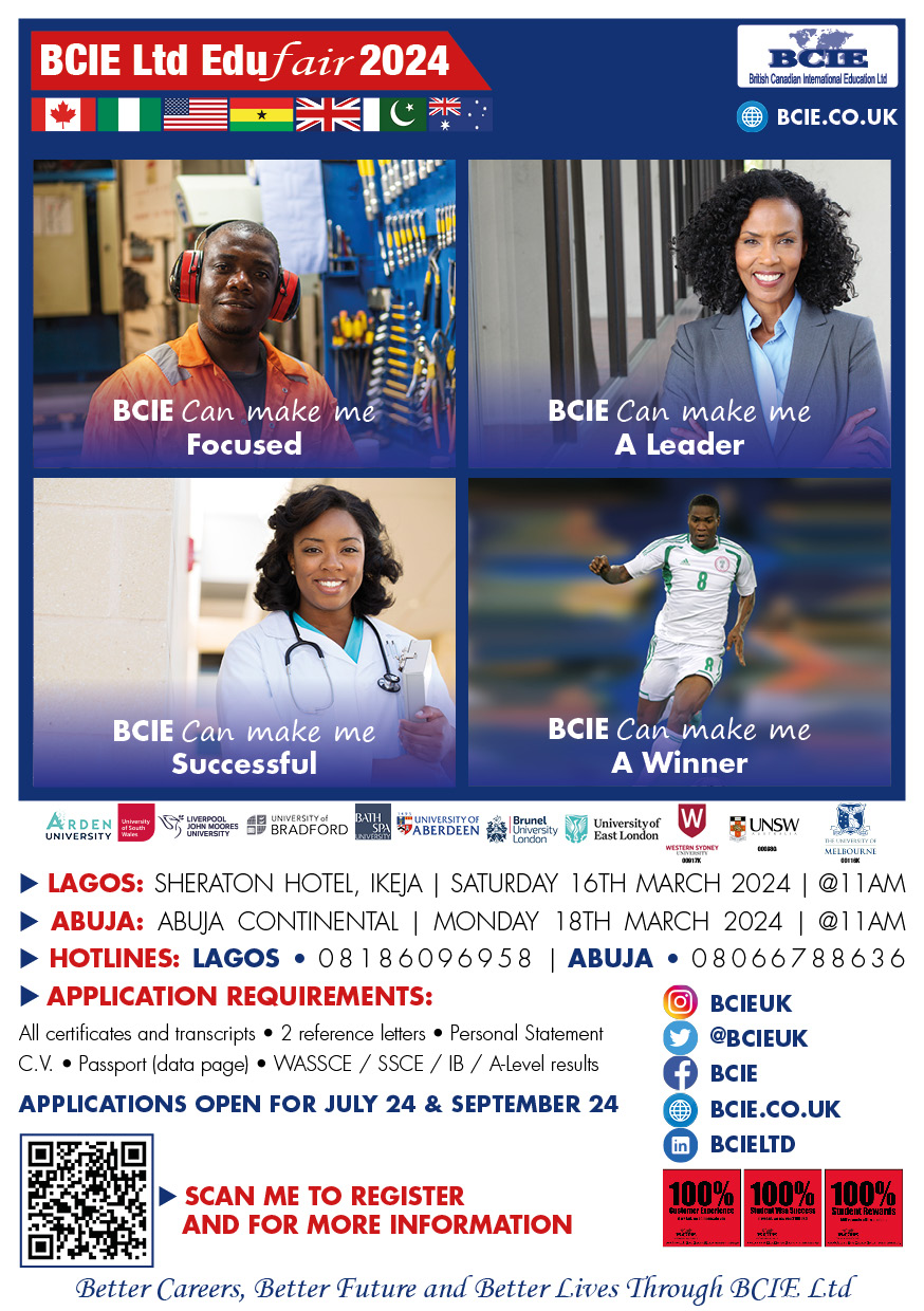 Edufair Nigeria 2024 Flyer